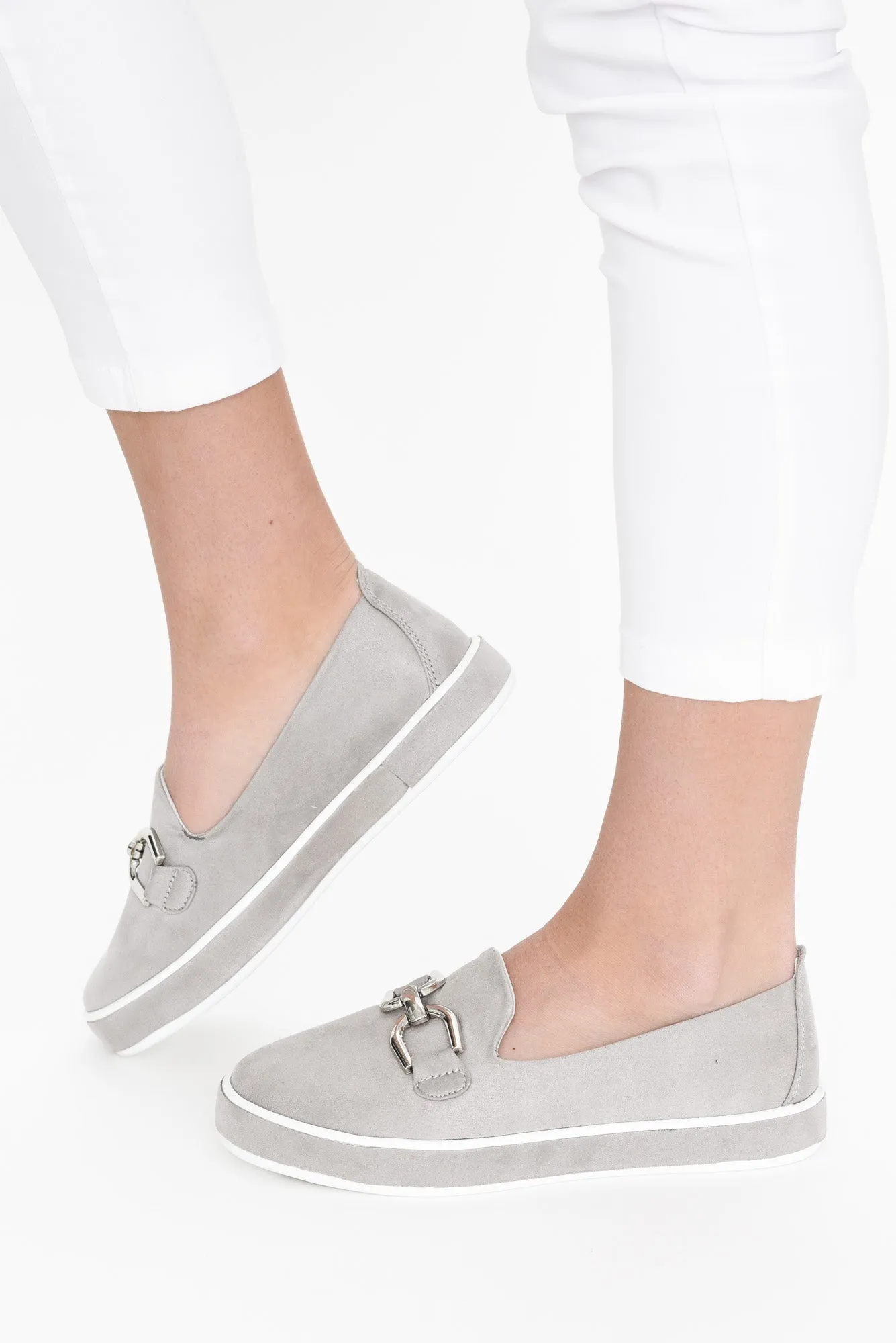 Natyia Grey Platform Loafer sold by Blue Bungalow