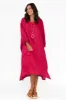 Bradshaw Red Linen Pocket Dress sold by Blue Bungalow