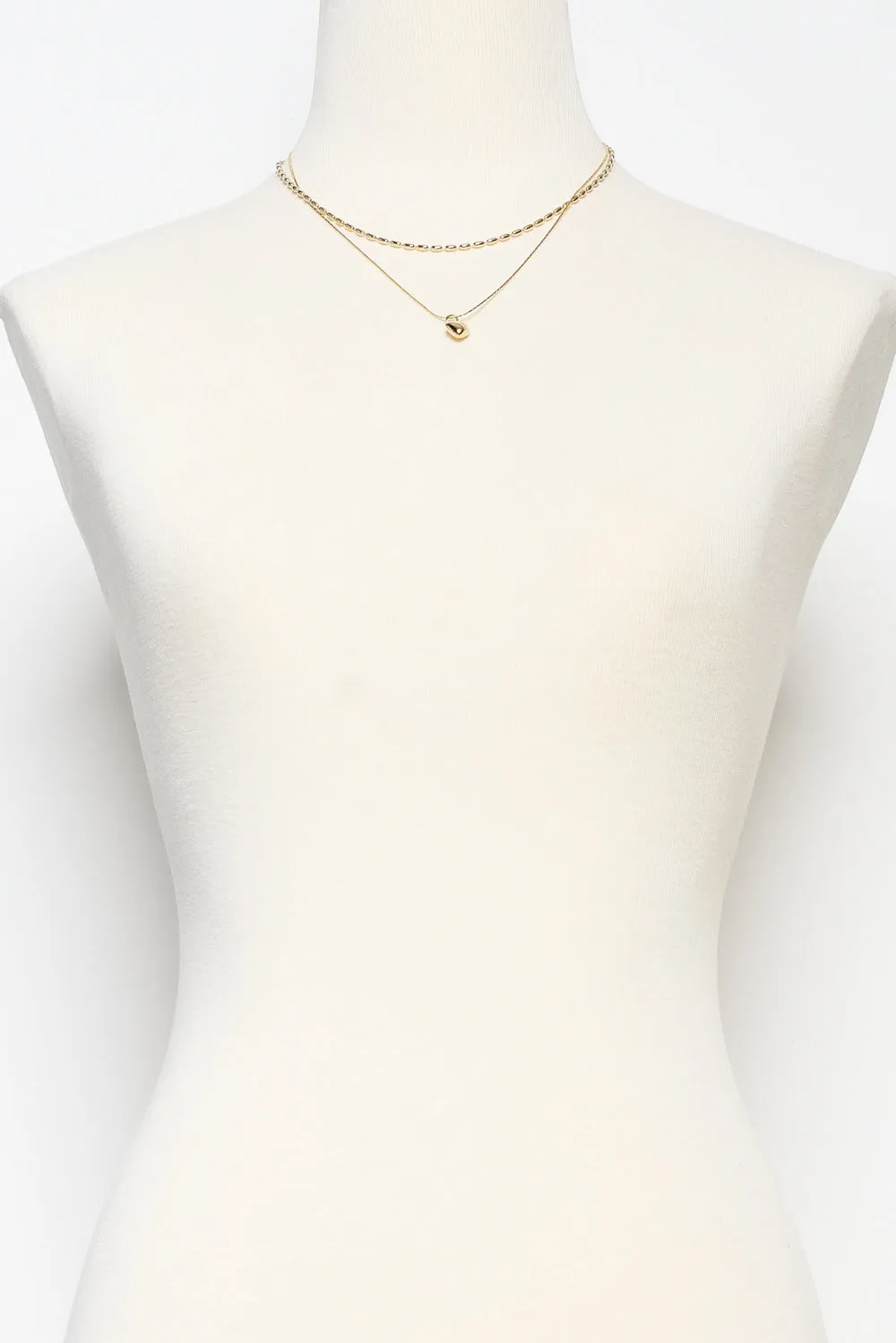 Mags Gold Heart Necklace sold by Blue Bungalow product image thumbnail 2