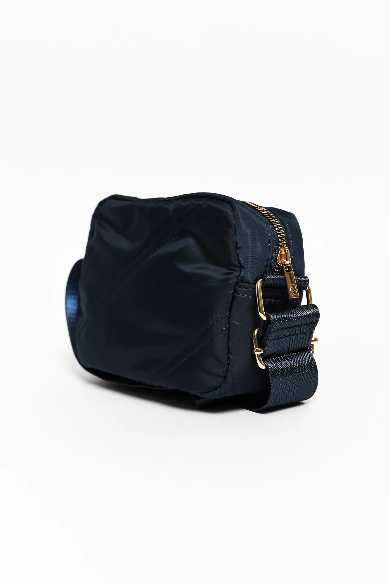 Bea Navy Quilted Crossbody Bag sold by Blue Bungalow product image thumbnail 3