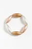 Vella Mixed Metal Beaded Bracelet sold by Blue Bungalow