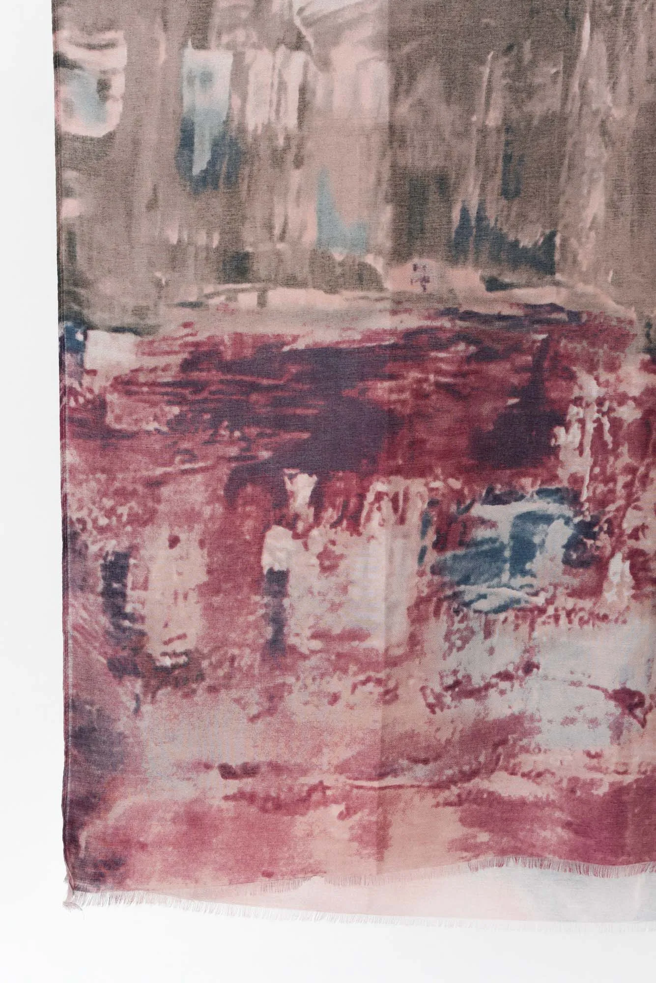 Cathy Blush Contrast Scarf sold by Blue Bungalow product image thumbnail 4