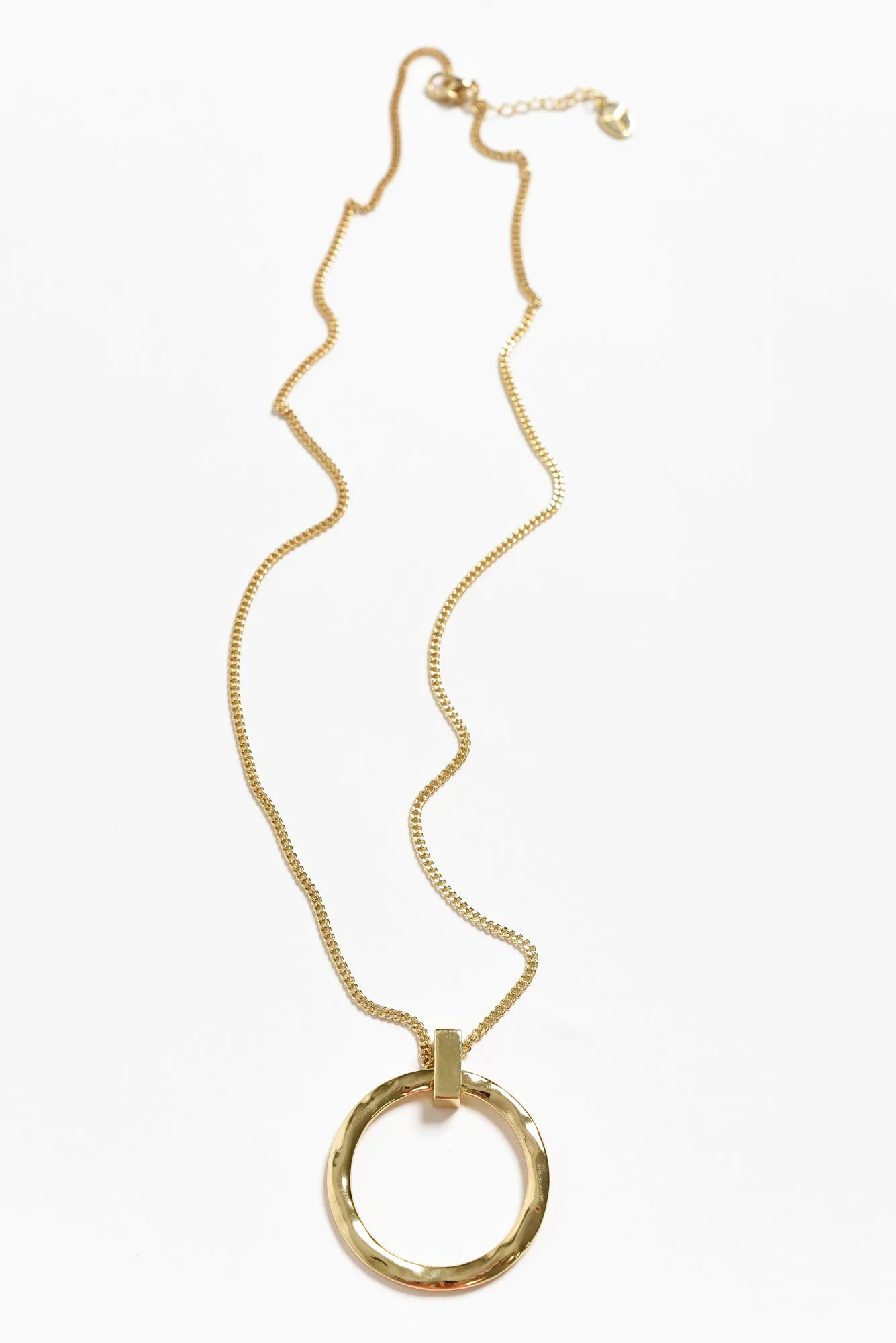 Coraline Gold Circle Chain Necklace sold by Blue Bungalow
