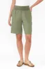Aster Khaki Linen Shorts sold by Blue Bungalow