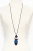 Safiya Navy Pendant Necklace sold by Blue Bungalow