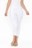 Cody White Stretch Capri Pants sold by Blue Bungalow