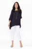 Cody White Stretch Capri Pants sold by Blue Bungalow