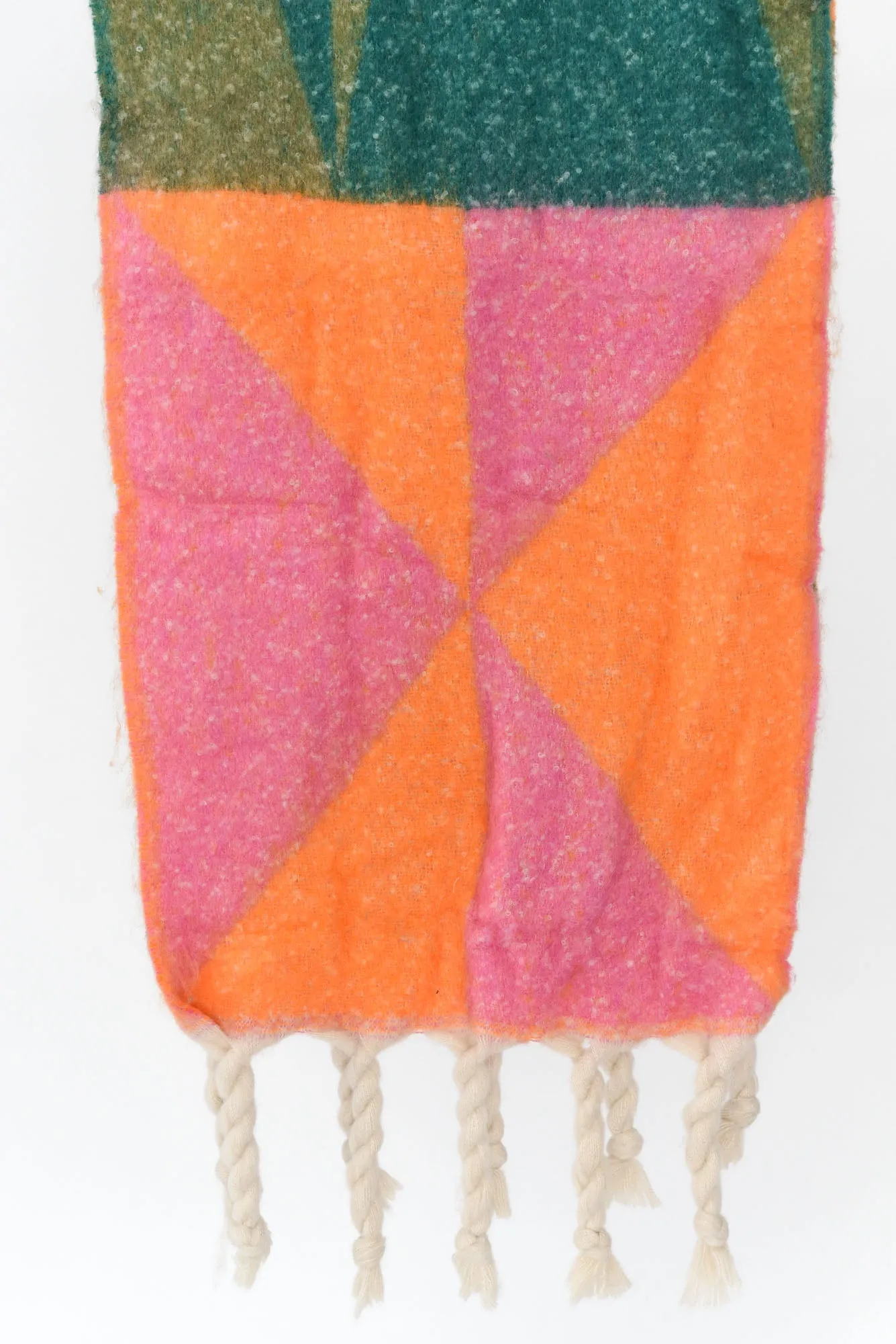 Lulu Orange Tassel Scarf sold by Blue Bungalow product image thumbnail 3