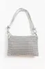 Zafira Silver Jewelled Shoulder Bag sold by Blue Bungalow