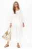 Kaleo White Linen Blend Pants sold by Blue Bungalow