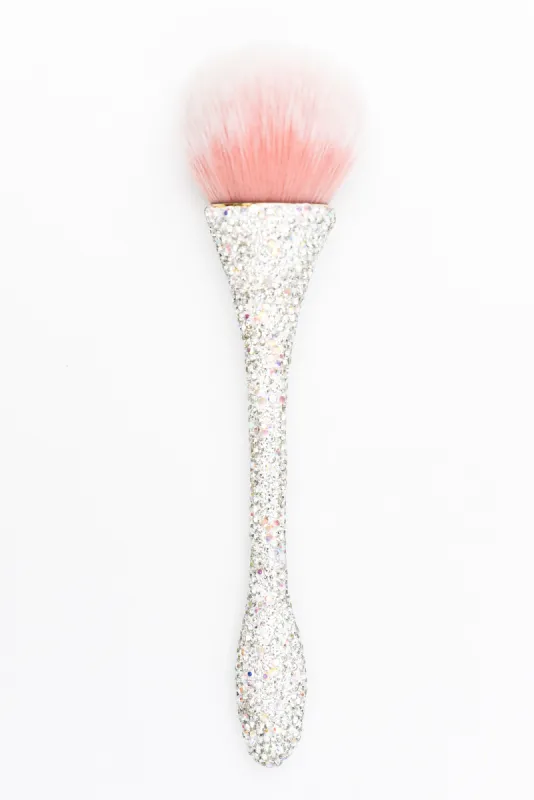 Silver Diamante Cosmetic Brush sold by Blue Bungalow