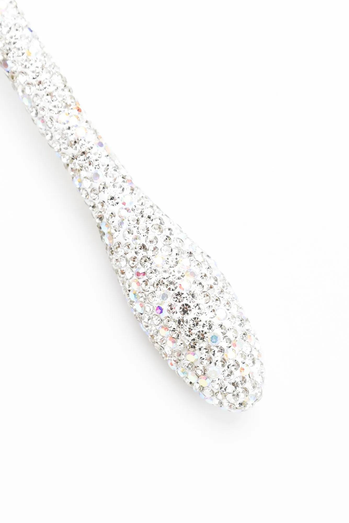 Silver Diamante Cosmetic Brush sold by Blue Bungalow product image thumbnail 3