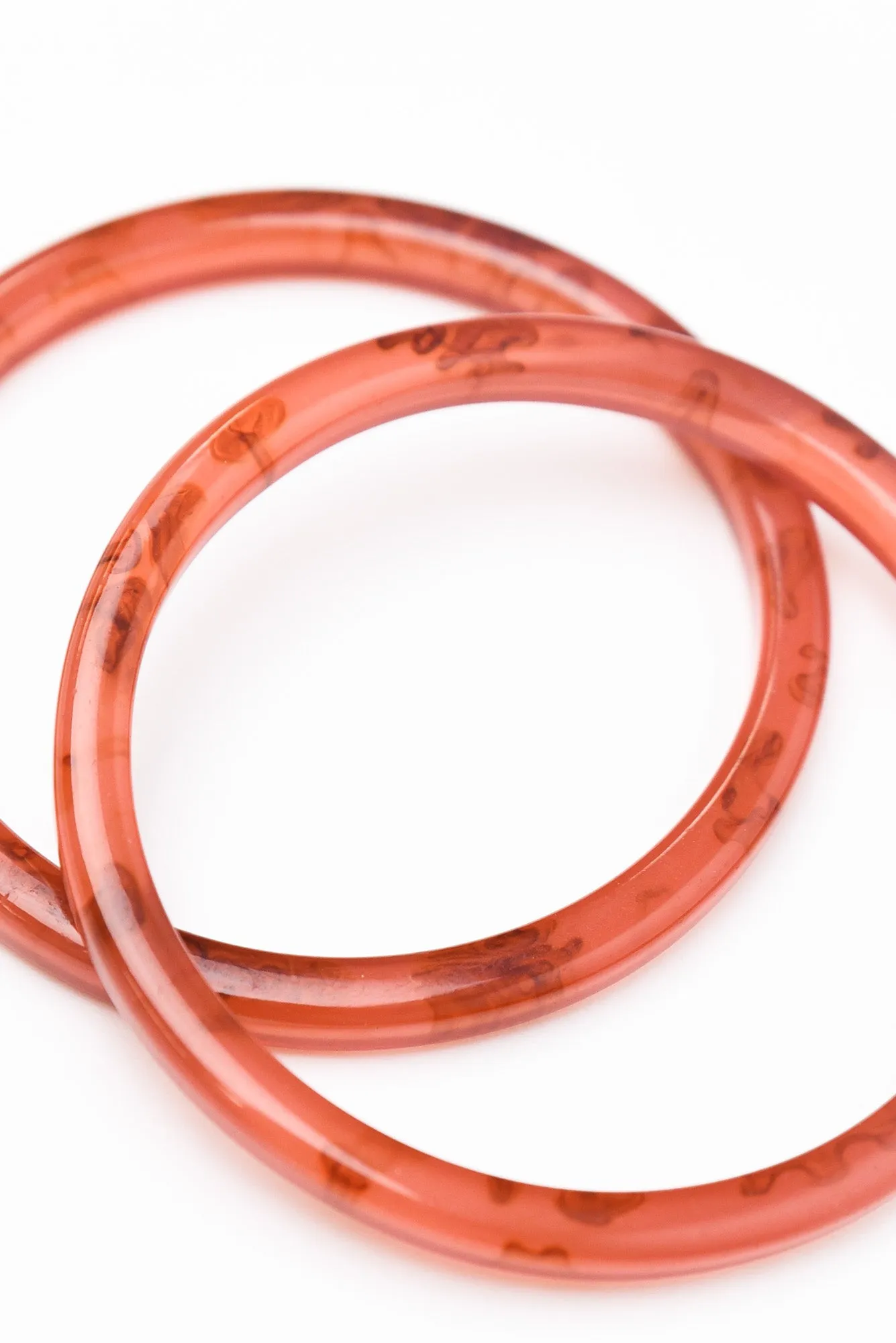 Afina Orange Bangle Set sold by Blue Bungalow product image thumbnail 2