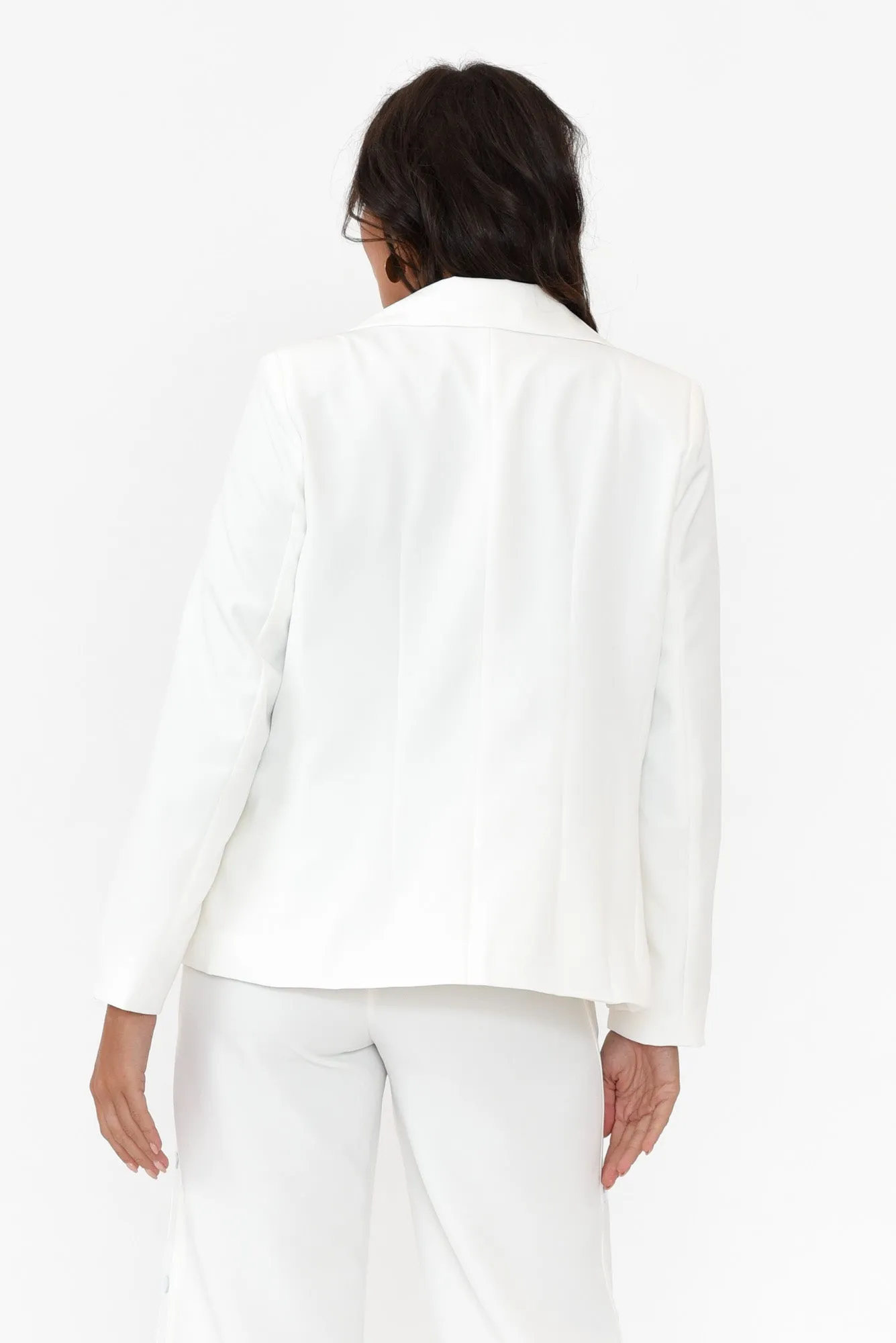 Feena White Double Breasted Blazer sold by Blue Bungalow product image thumbnail 5