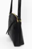 Cleo Black Leather Crossbody Bag sold by Blue Bungalow