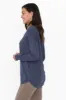 Sophie Deep Blue Knit Jumper sold by Blue Bungalow