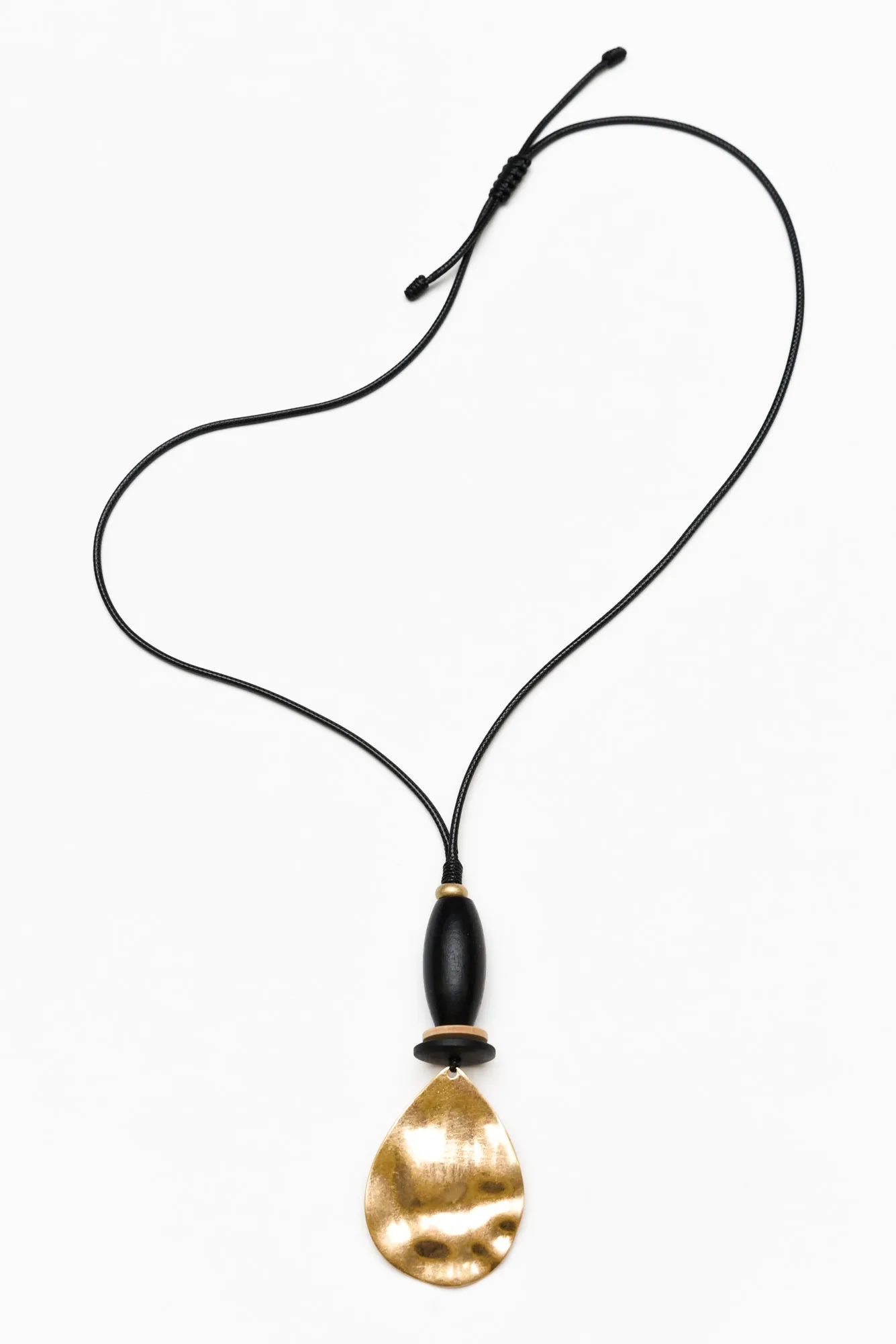 Hildy Black Pendant Necklace sold by Blue Bungalow