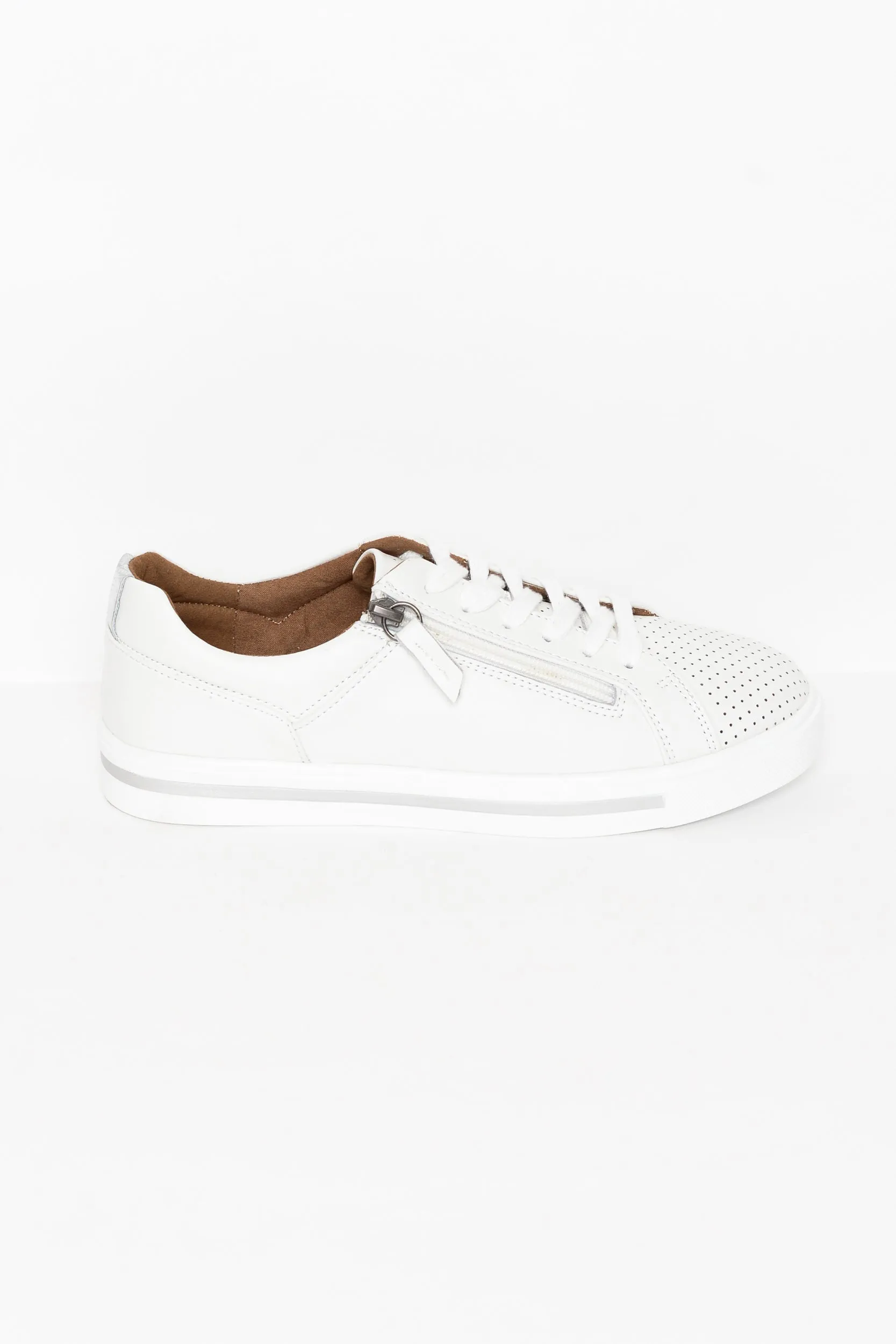 Carissa White Silver Sneaker sold by Blue Bungalow product image thumbnail 3