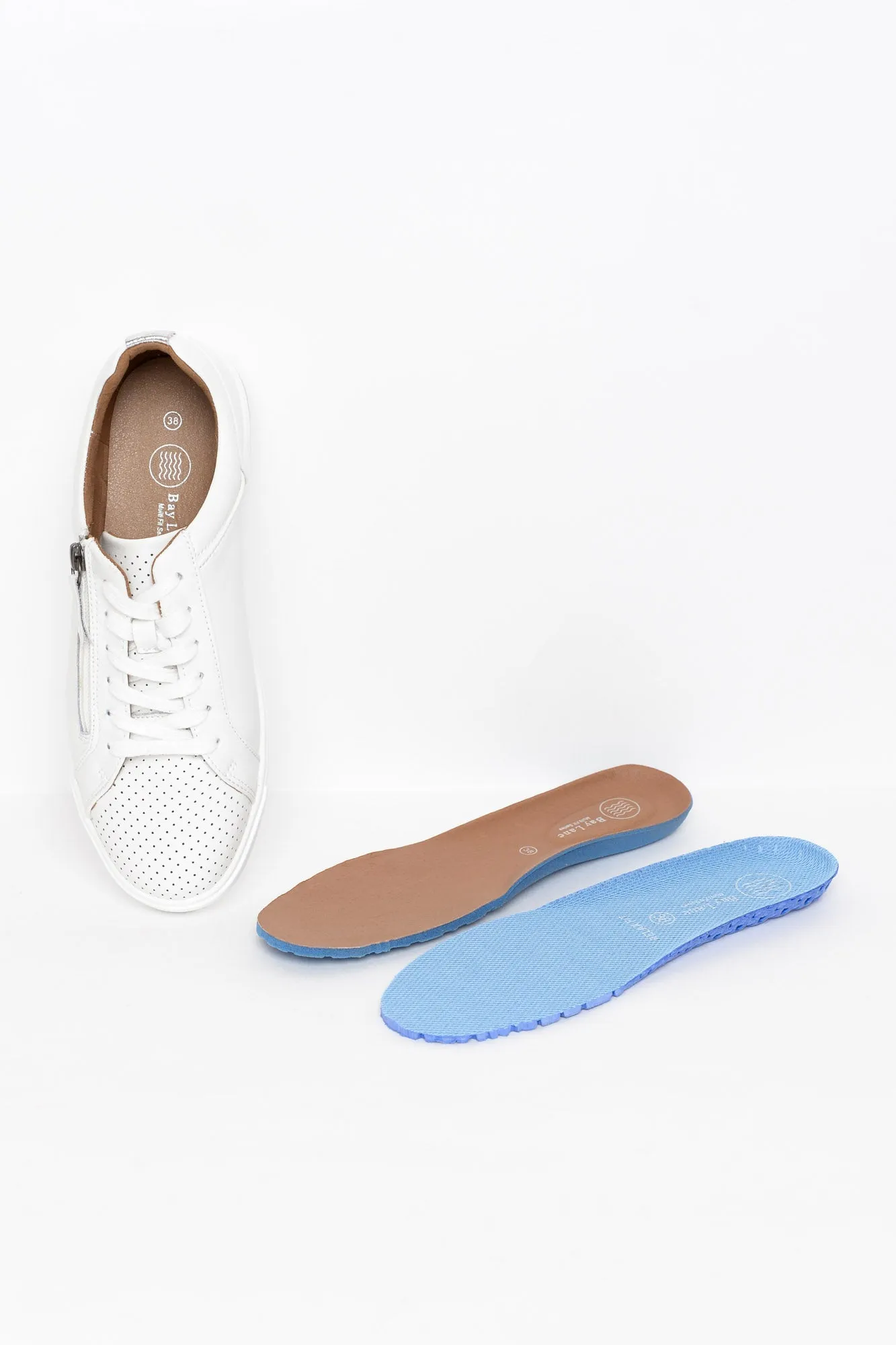 Carissa White Silver Sneaker sold by Blue Bungalow product image thumbnail 4
