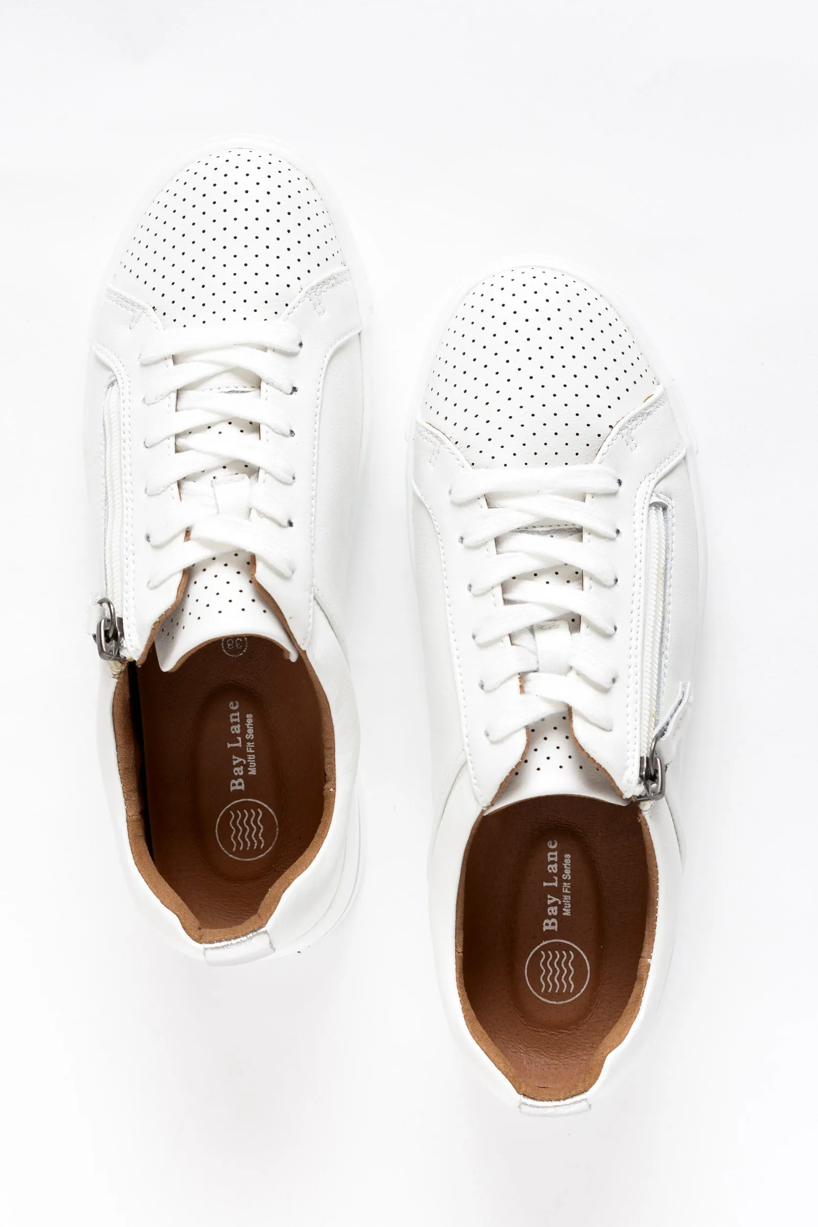 Carissa White Silver Sneaker sold by Blue Bungalow product image thumbnail 5