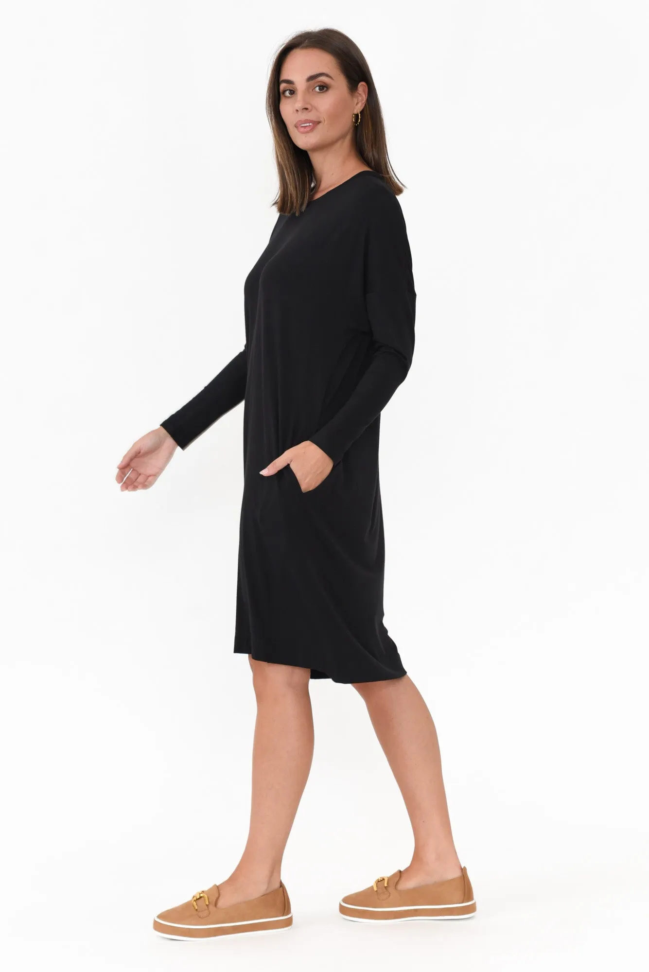Turner Black Bamboo Dress sold by Blue Bungalow product image thumbnail 3