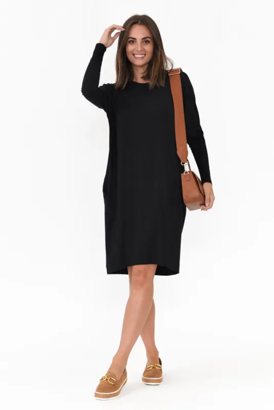Turner Black Bamboo Dress sold by Blue Bungalow