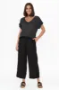 Elgon Black Linen Wide Leg Pants sold by Blue Bungalow