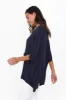 Mali Navy Drape Top sold by Blue Bungalow