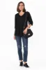 Fia Black Sleeved Crinkle Cotton Top sold by Blue Bungalow