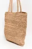 Venya Tan Straw Tote Bag sold by Blue Bungalow