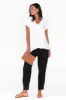 Lindy White Linen V Neck Top sold by Blue Bungalow