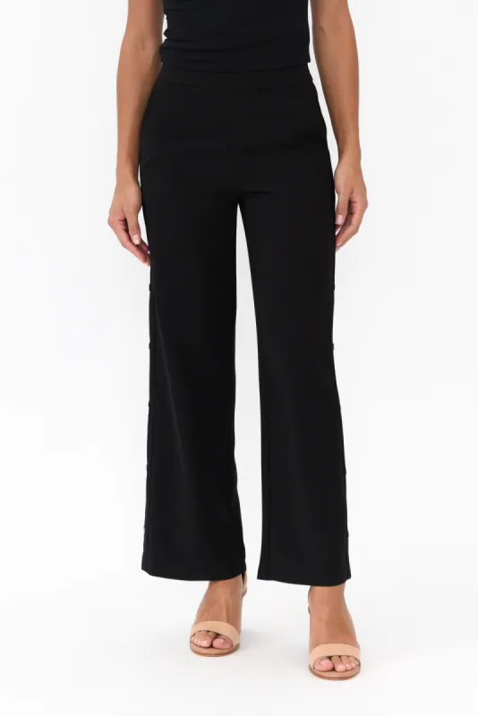 Estelle Black Wide Leg Pants sold by Blue Bungalow
