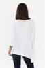 Susie White Asymmetrical Bamboo Top sold by Blue Bungalow