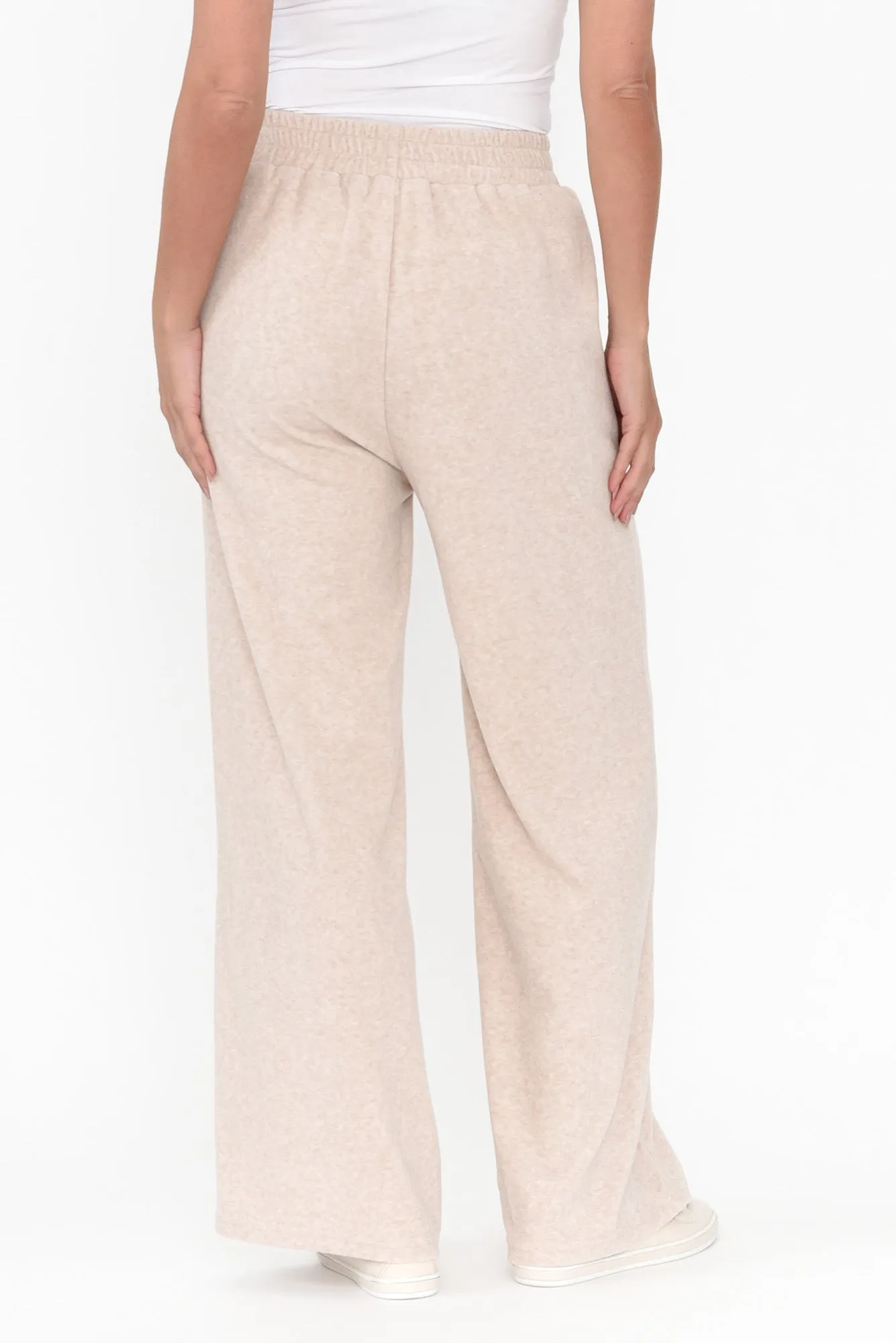 Jessa Beige Terry Pants sold by Blue Bungalow product image thumbnail 4