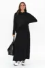 Roshni Black Knit Maxi Skirt sold by Blue Bungalow