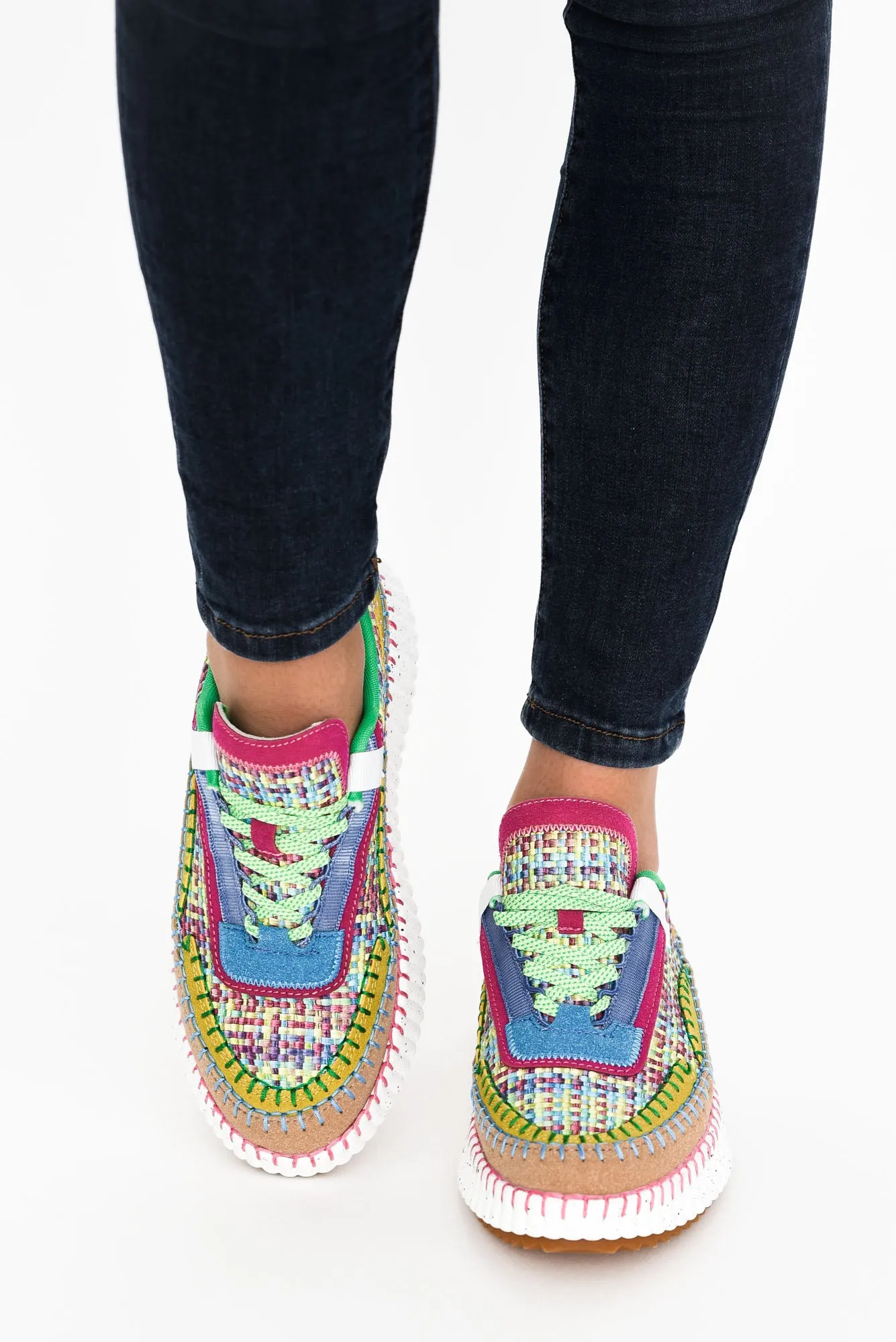 Picasso Colour Block Platform Sneaker sold by Blue Bungalow product image thumbnail 4