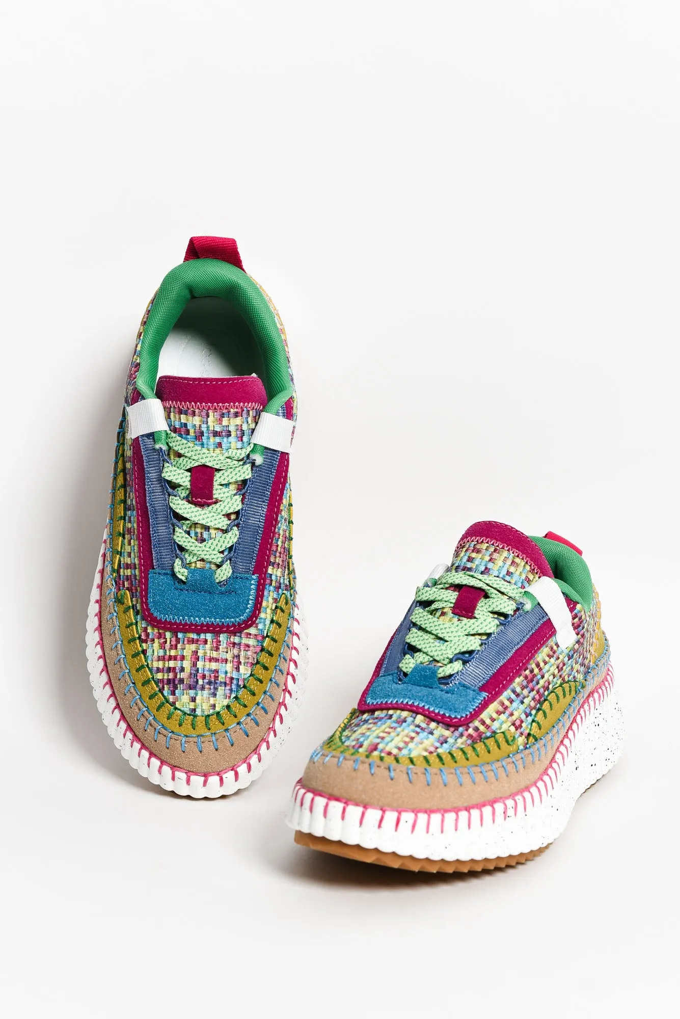 Picasso Colour Block Platform Sneaker sold by Blue Bungalow product image thumbnail 3