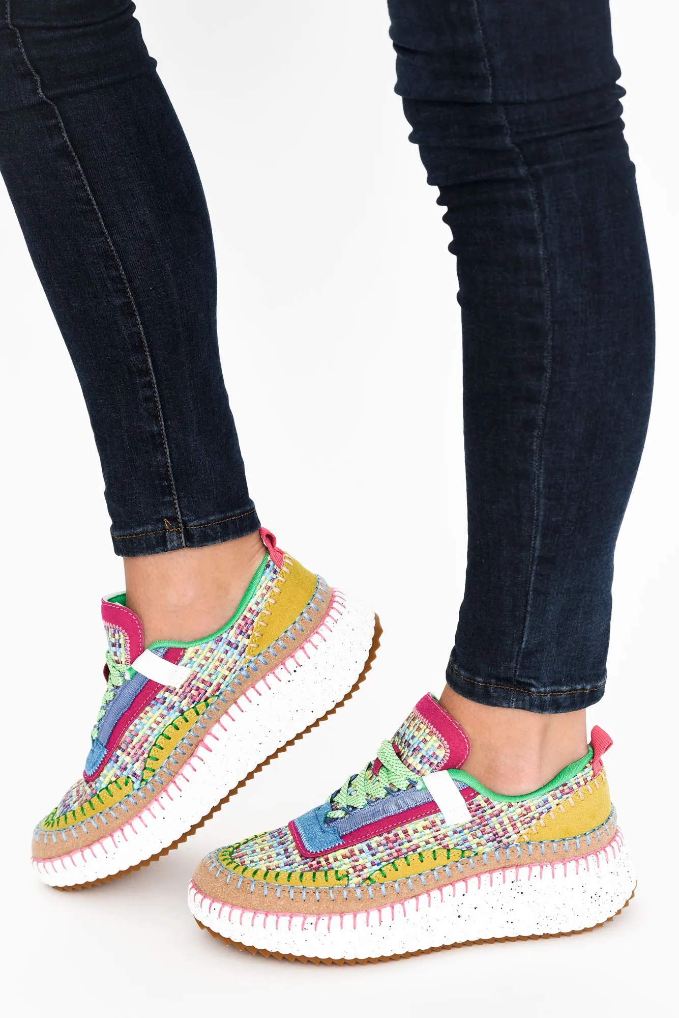 Picasso Colour Block Platform Sneaker sold by Blue Bungalow
