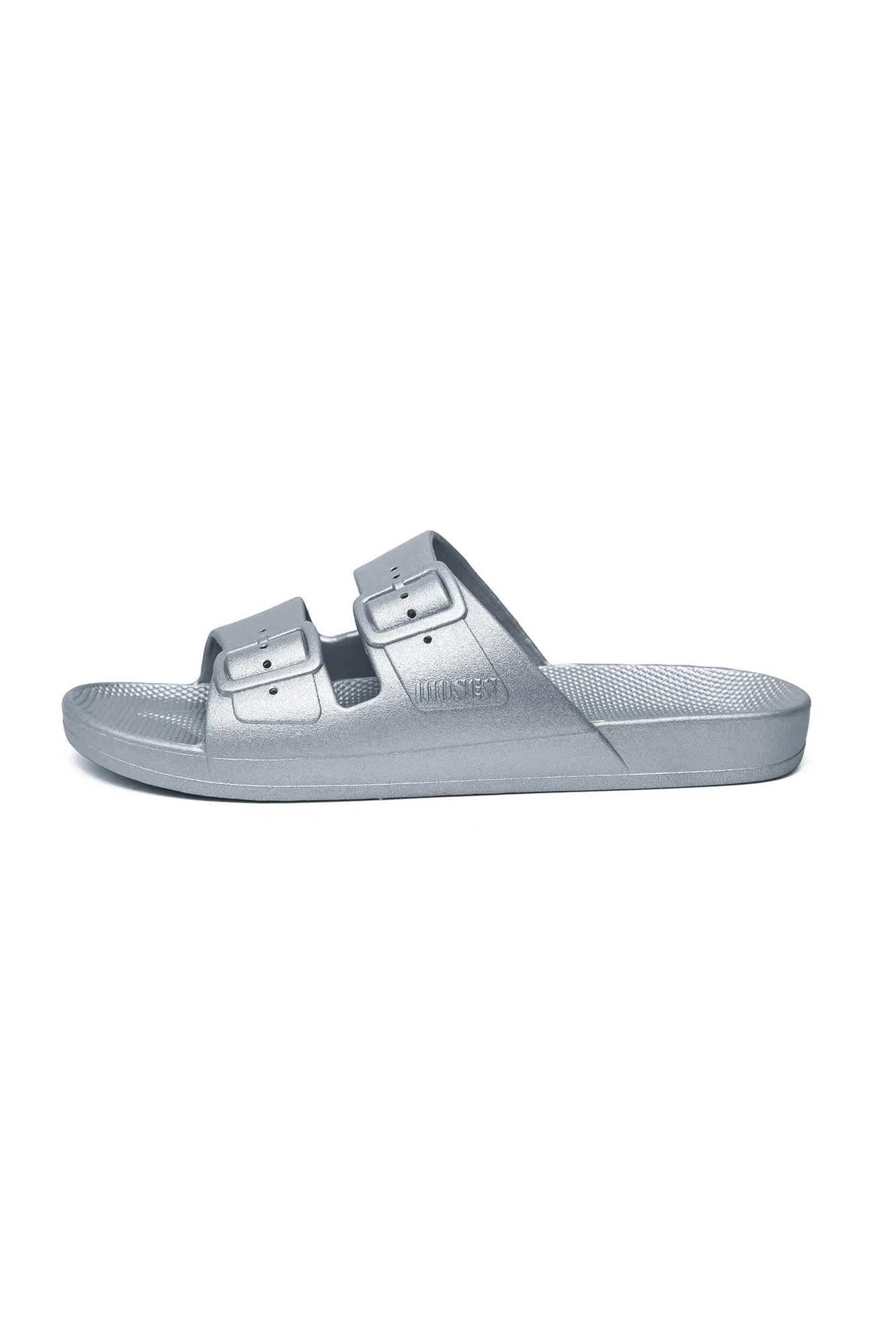 Carter Silver Vegan Slides sold by Blue Bungalow product image thumbnail 4