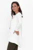 Shenali White Long Sleeve Swing Top sold by Blue Bungalow