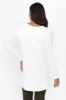 Shenali White Long Sleeve Swing Top sold by Blue Bungalow