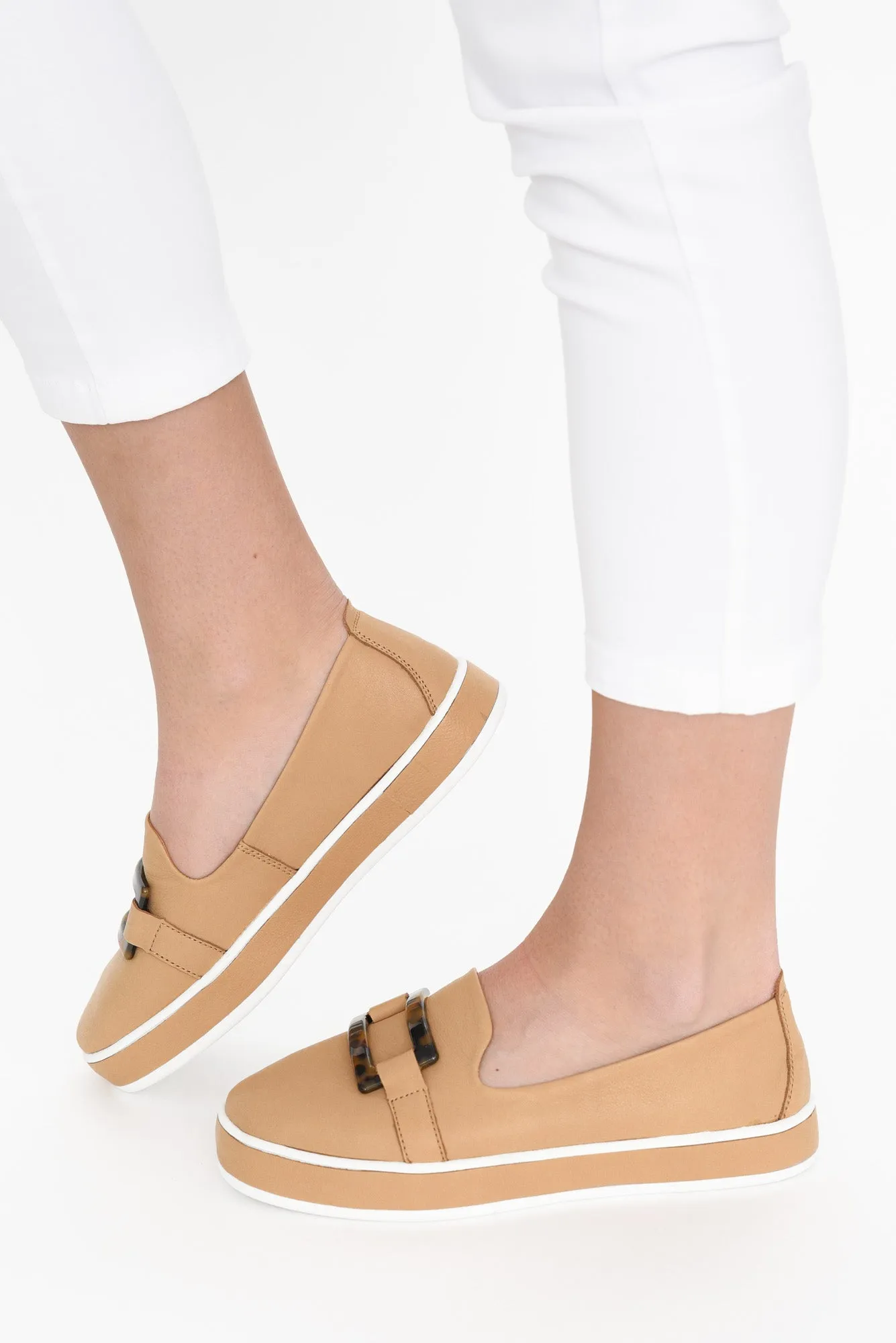 Wynn Tan Leather Loafer sold by Blue Bungalow product image thumbnail 2