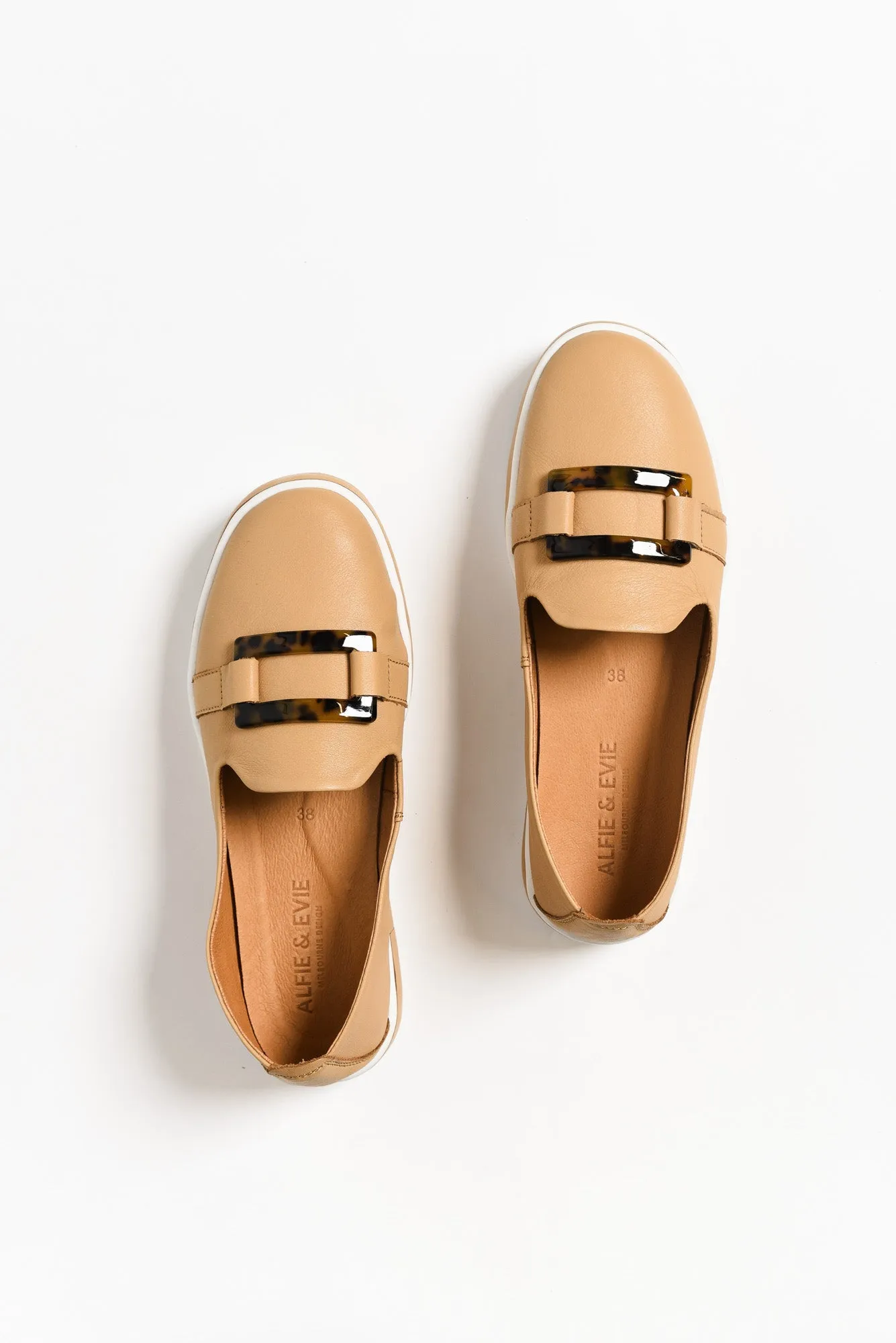 Wynn Tan Leather Loafer sold by Blue Bungalow product image thumbnail 4