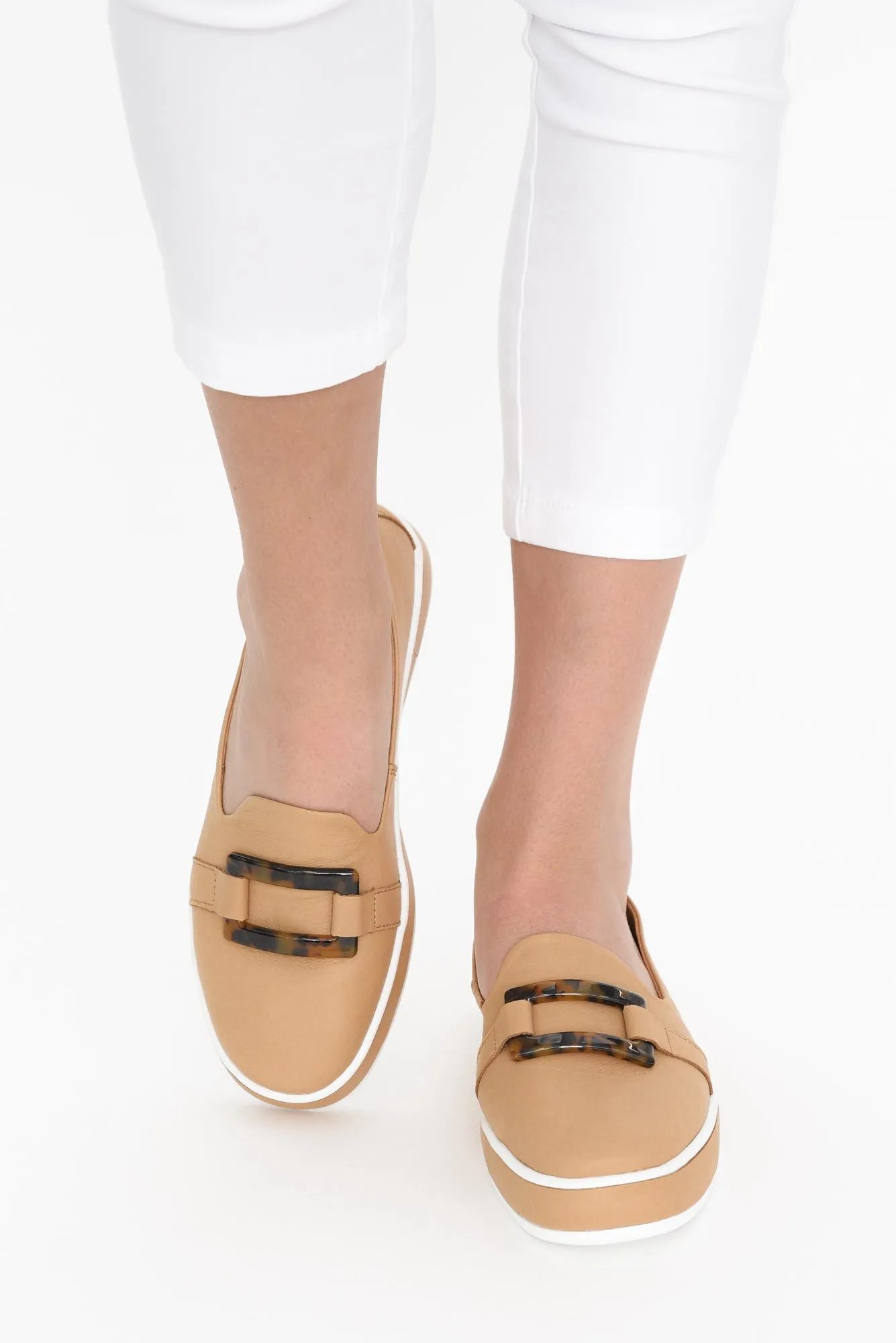 Wynn Tan Leather Loafer sold by Blue Bungalow product image thumbnail 5