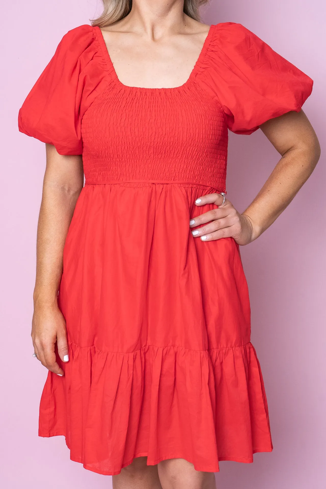 Penelope Dress in Red sold by Always Alice product image thumbnail 5