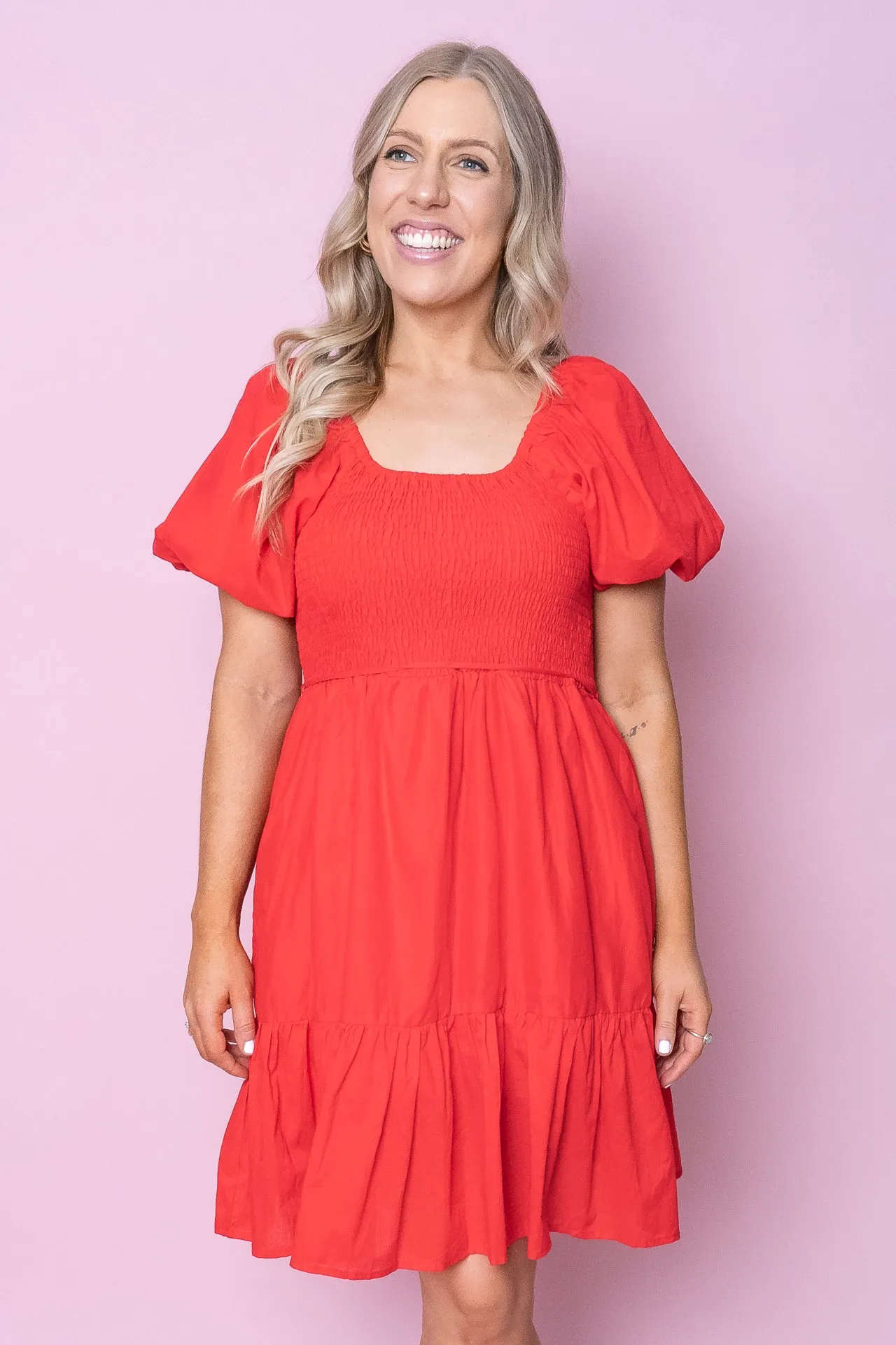 Penelope Dress in Red sold by Always Alice product image thumbnail 4