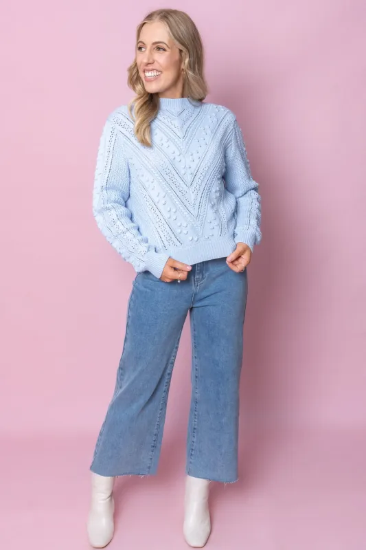 Aimee Jumper in Light Blue sold by Always Alice