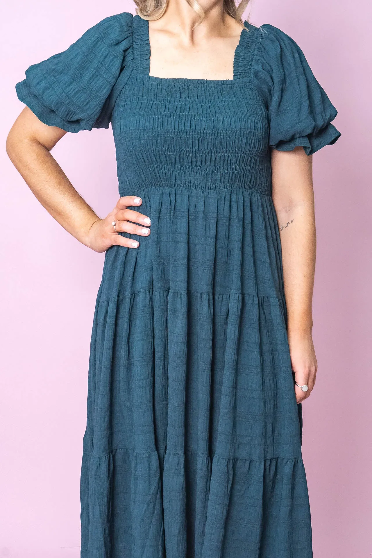 Eloise Dress in Emerald sold by Always Alice product image thumbnail 4