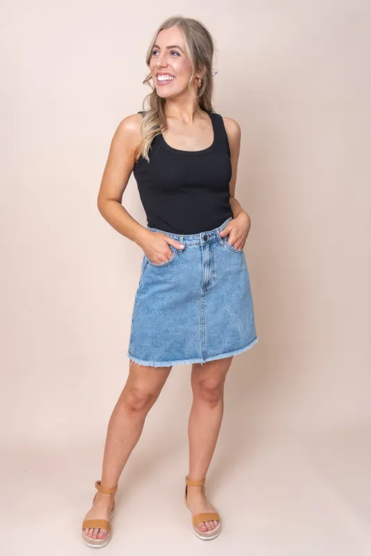 Mia Tank in Black - Silent Theory - Final Sale sold by Always Alice