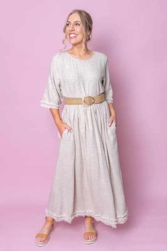 Anita Dress in Sand sold by Always Alice
